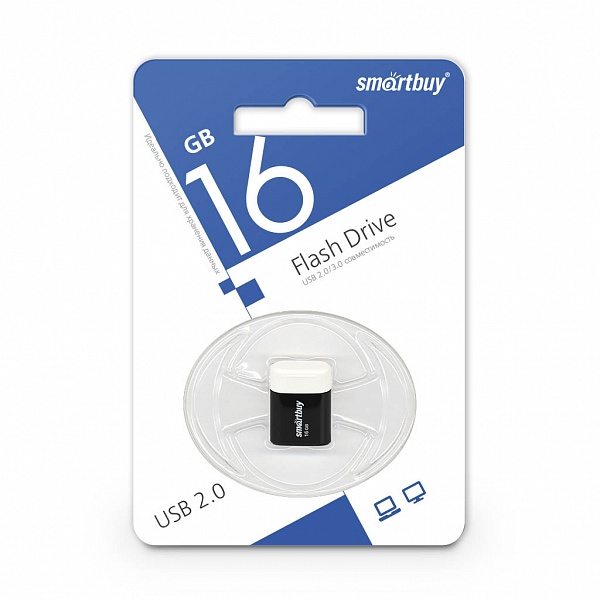 USB накопитель Smart Buy 16Gb Lara (синий)