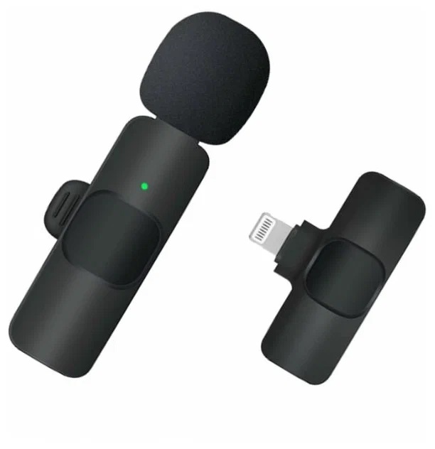 Микрофон-петличка беспроводной K9 lightning