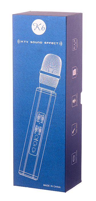Караоке Микрофон беспроводной KTV K6 (золото)