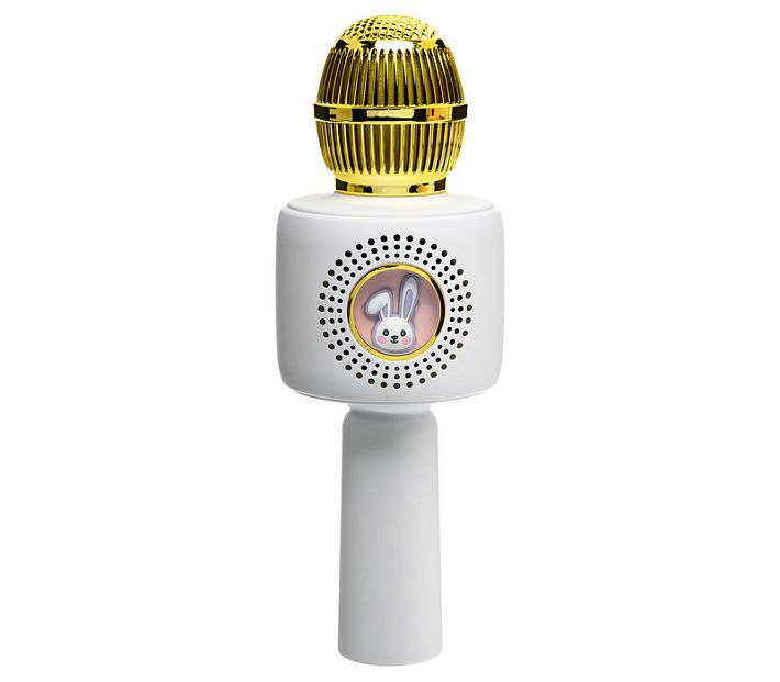 Караоке Микрофон беспроводной X9 (Baby Rabbit) (белый)